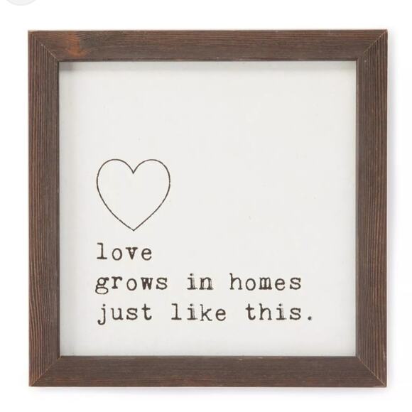 Love Grows in Homes Just Like This Wooden Wall Decor Valentine's Day - Picture 10 of 10